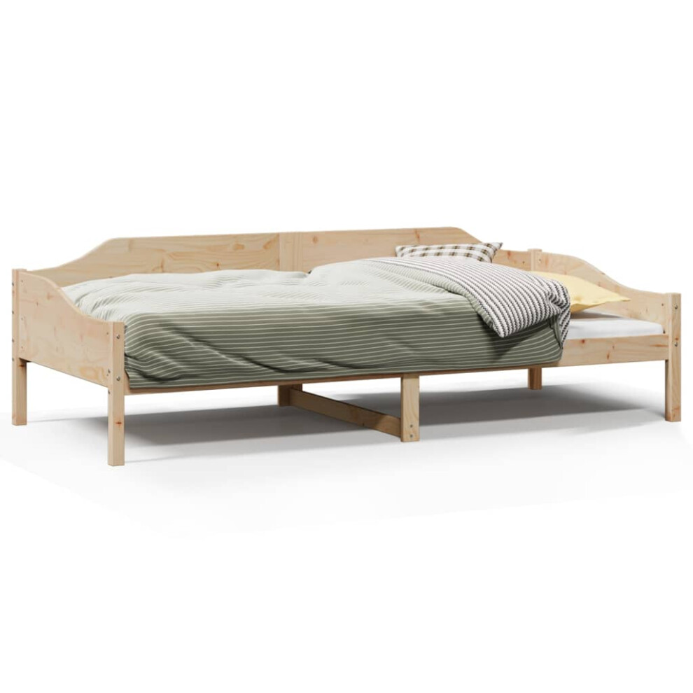 vidaXL Bed Frame Bedroom Home Bedstead Bed Base 90x200 cm Solid Wood Pine