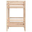 VidaXL vidaXL Bunk Bed Loft Bed Bedroom Kids Bed Frame 90x200 cm Solid Wood Pine 6