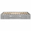 VidaXL vidaXL Bed Frame Bed Base Grey Sonoma 120x190 cm Small Double Engineered Wood 6
