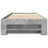 VidaXL vidaXL Bed Frame Bed Concrete Grey 75x190 cm Small Single Engineered Wood 5