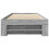 VidaXL vidaXL Bed Frame Bed Base Grey Sonoma 75x190 cm Small Single Engineered Wood 5