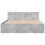 VidaXL vidaXL Bed Frame with Headboard Bed Concrete Grey 160x200 cm Engineered Wood 5