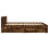 VidaXL vidaXL Bed Frame with Headboard Bed Smoked Oak Small Double Engineered Wood 6