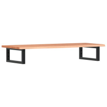 vidaXL Basin Shelf Wall Mounted Bathroom Countertop Steel and Solid Wood Oak