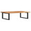 VidaXL vidaXL Basin Shelf Wall Mounted Bathroom Countertop Steel & Solid Wood Acacia 2