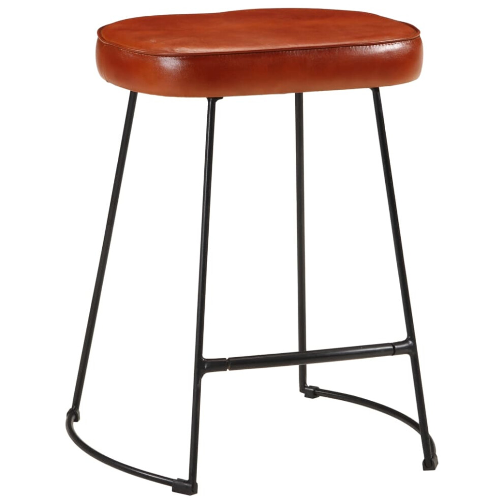 vidaXL Bar Stools Kitchen Bistro Chair Pub Counter Chair 2 pcs Dark Brown