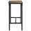 VidaXL vidaXL Bar Table Garden Outdoor Table Bistro Table Solid Rough Wood Mango 5