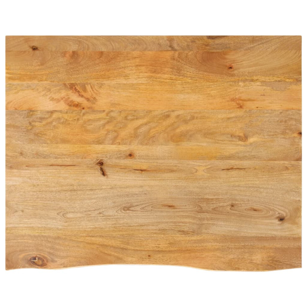 vidaXL Table Top Live Edge Replacement Board Dining Table Top Solid Wood Mango