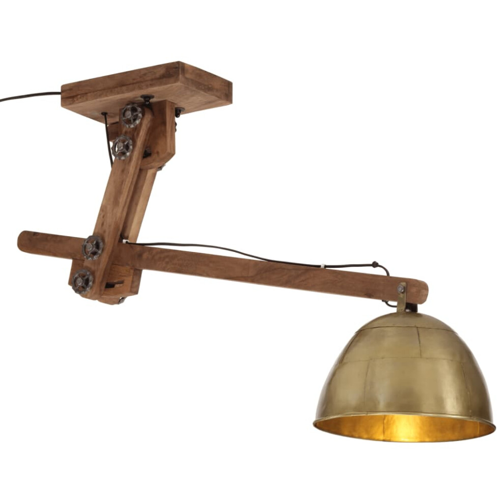 vidaXL Ceiling Lamp Hanging Light Ceiling Chandelier 25 W Antique Brass E27