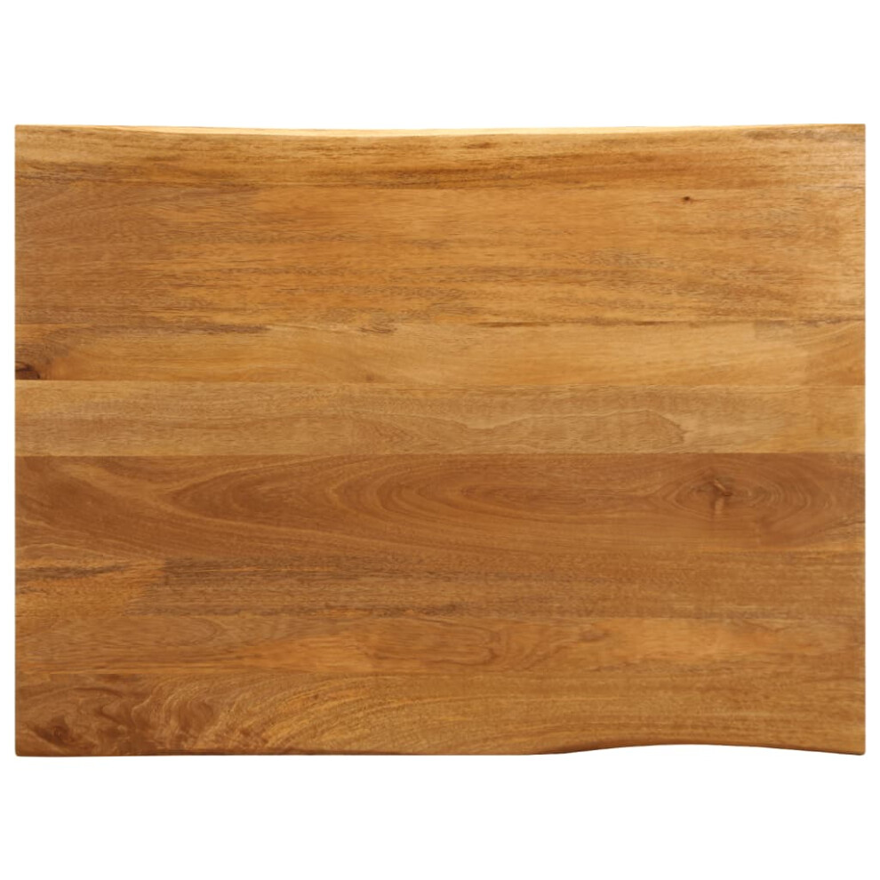 vidaXL Table Top Live Edge Replacement Board Dining Table Top Solid Wood Mango