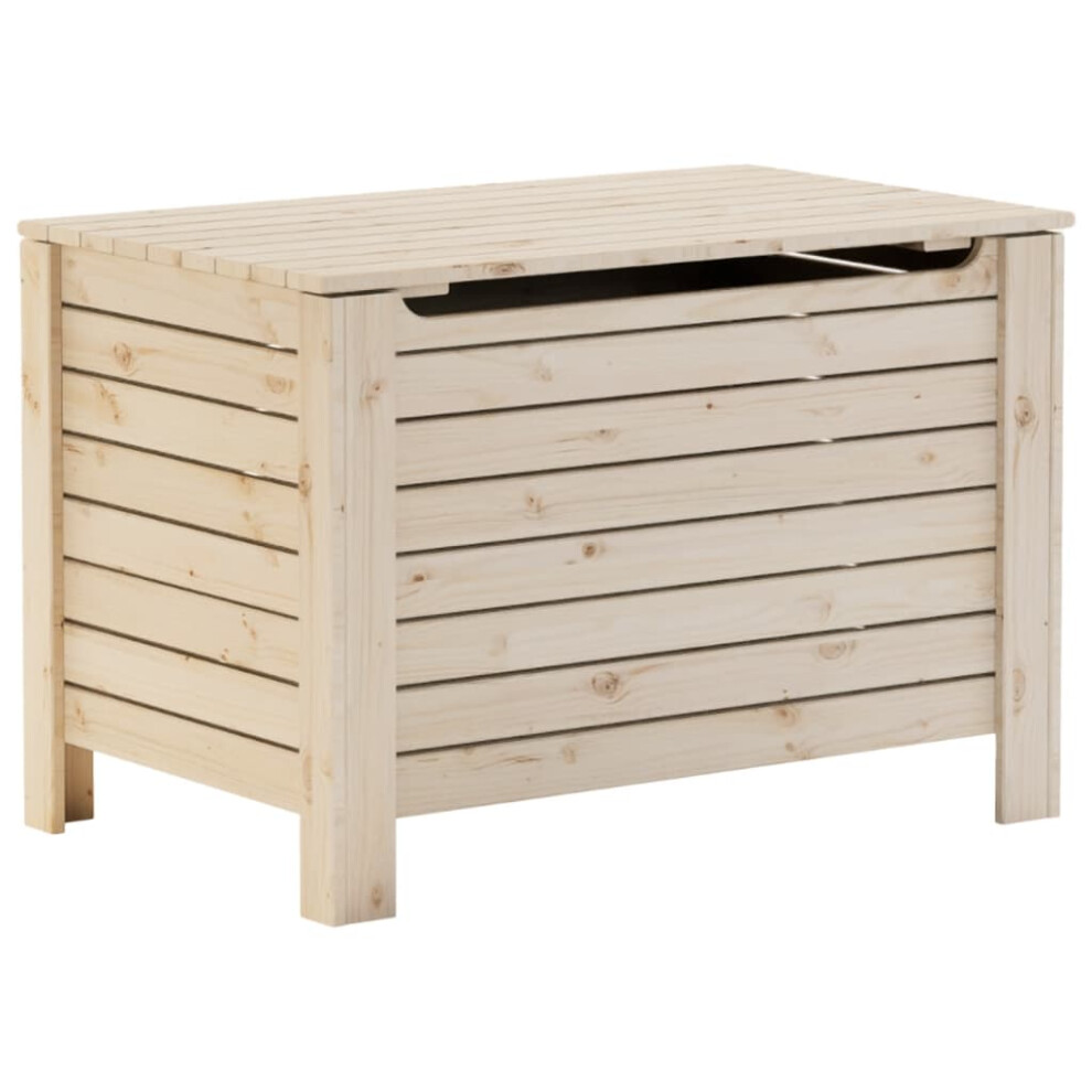 Vidaxl Storage Box With Lid Blanket Box Storage Chest Toy Box Solid Wood Pine