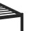 VidaXL vidaXL Metal Bed Frame with Headboard Bed Brown Oak 75x190 cm Small Single 8