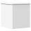 VidaXL vidaXL Storage Box Toy Box Blanket Box Storage Chest White Engineered Wood 2