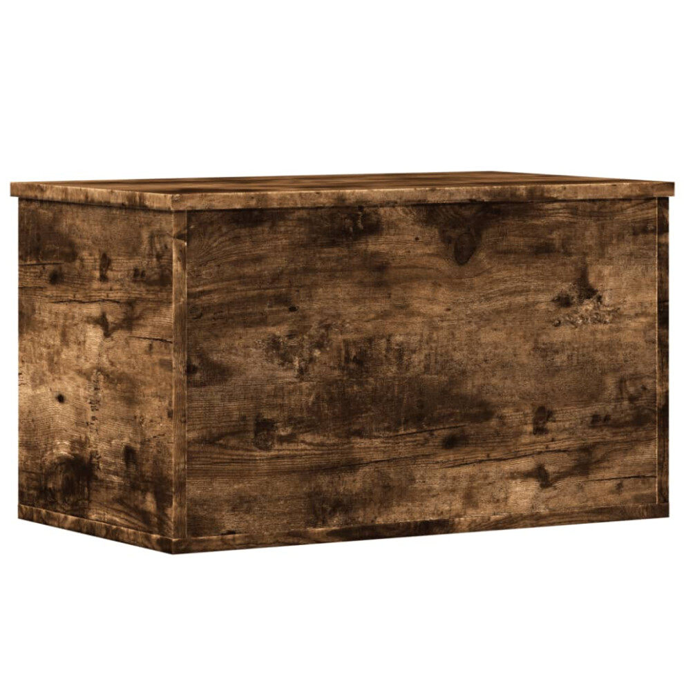 vidaXL Storage Box Blanket Box Toy Storage Chest Smoked Oak Engineered Wood-image-OPC-PF8SJP5-NEW
