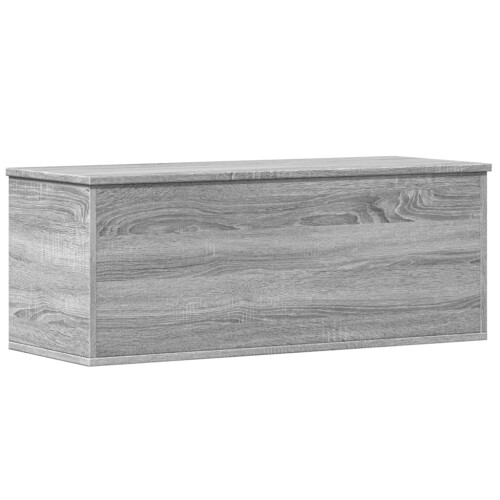 VidaXL vidaXL Storage Box Blanket Box Toy Storage Chest Grey Sonoma Engineered Wood