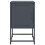 VidaXL vidaXL Bedside Cabinets Nightstand Bed Table Side Table 2 pcs Anthracite Steel 5
