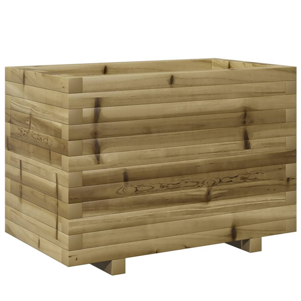 Vidaxl Garden Planter Outdoor Flower Pot Planter Pot Impregnated Wood Pine