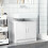 VidaXL vidaXL Sink Cabinet Vanity Unit Storage Unit Cupboard White Engineered Wood 3