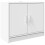 VidaXL vidaXL Sink Cabinet Vanity Unit Storage Unit Cupboard White Engineered Wood 1