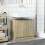 VidaXL vidaXL Sink Cabinet Vanity Unit Storage Cupboard Sonoma Oak Engineered Wood 3