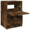 VidaXL vidaXL Sink Cabinet Vanity Unit Storage Cupboard Smoked Oak Engineered Wood 5