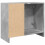 VidaXL vidaXL Sink Cabinet Vanity Unit Storage Cupboard Concrete Grey Engineered Wood 7