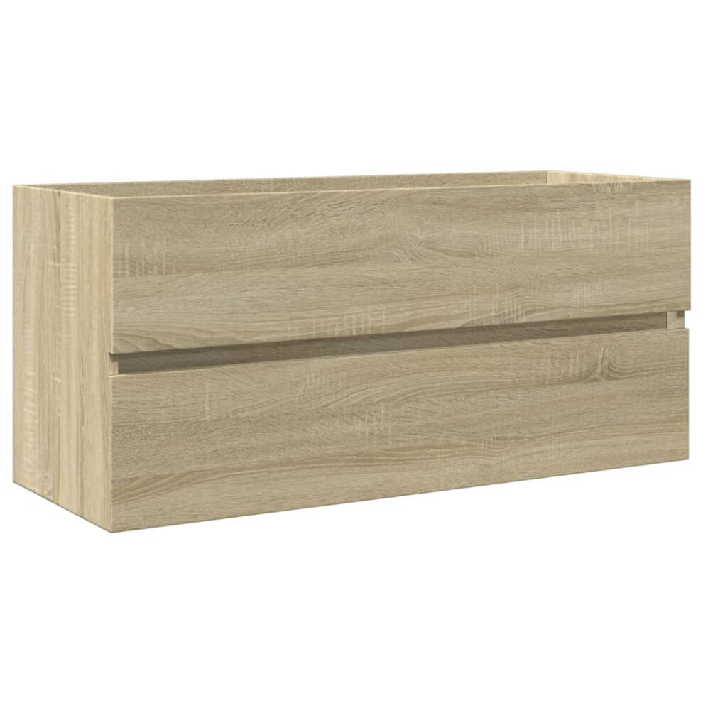 Vidaxl Bathroom Sink Cabinet Storage Vanity Unit Sonoma Oak Engineered Wood