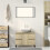VidaXL vidaXL Sink Cabinet Vanity Unit Storage Cupboard Sonoma Oak Engineered Wood 3