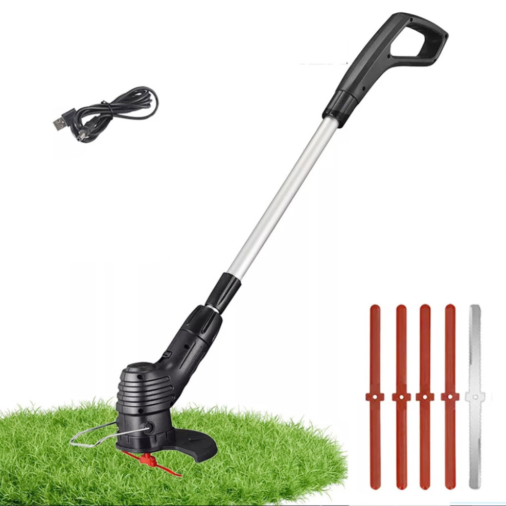 Cordless Electric Strimmer Grass Trimmer Weed Cutter Garden Edger With Battery