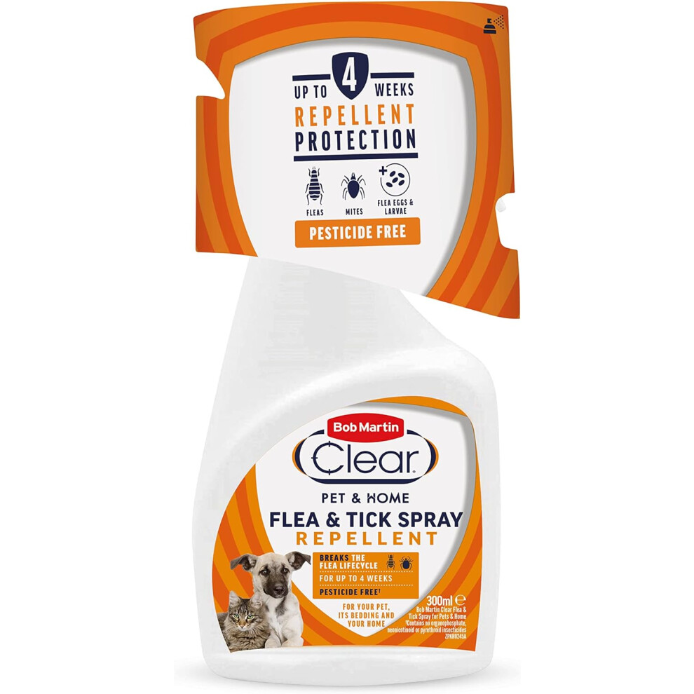 (All in One) Bob Martin Clear Flea & Tick Spray - 300ml