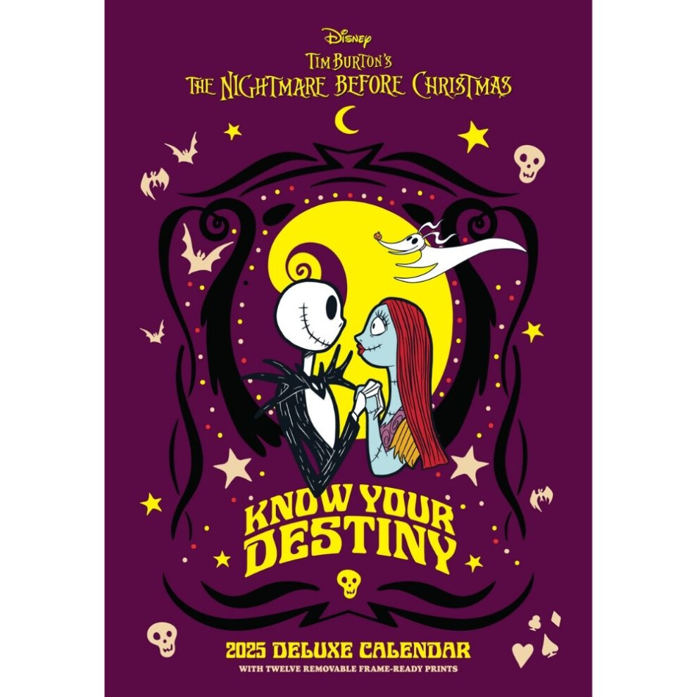 2025 Calendar The Nightmare Before Christmas A3 Deluxe Calendar