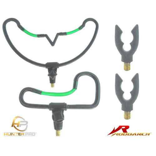 Hunter Pro Rod Rest Set. Adjustable V Rest, Feeder Rest & 2 X Butt Rest. 4pc Set