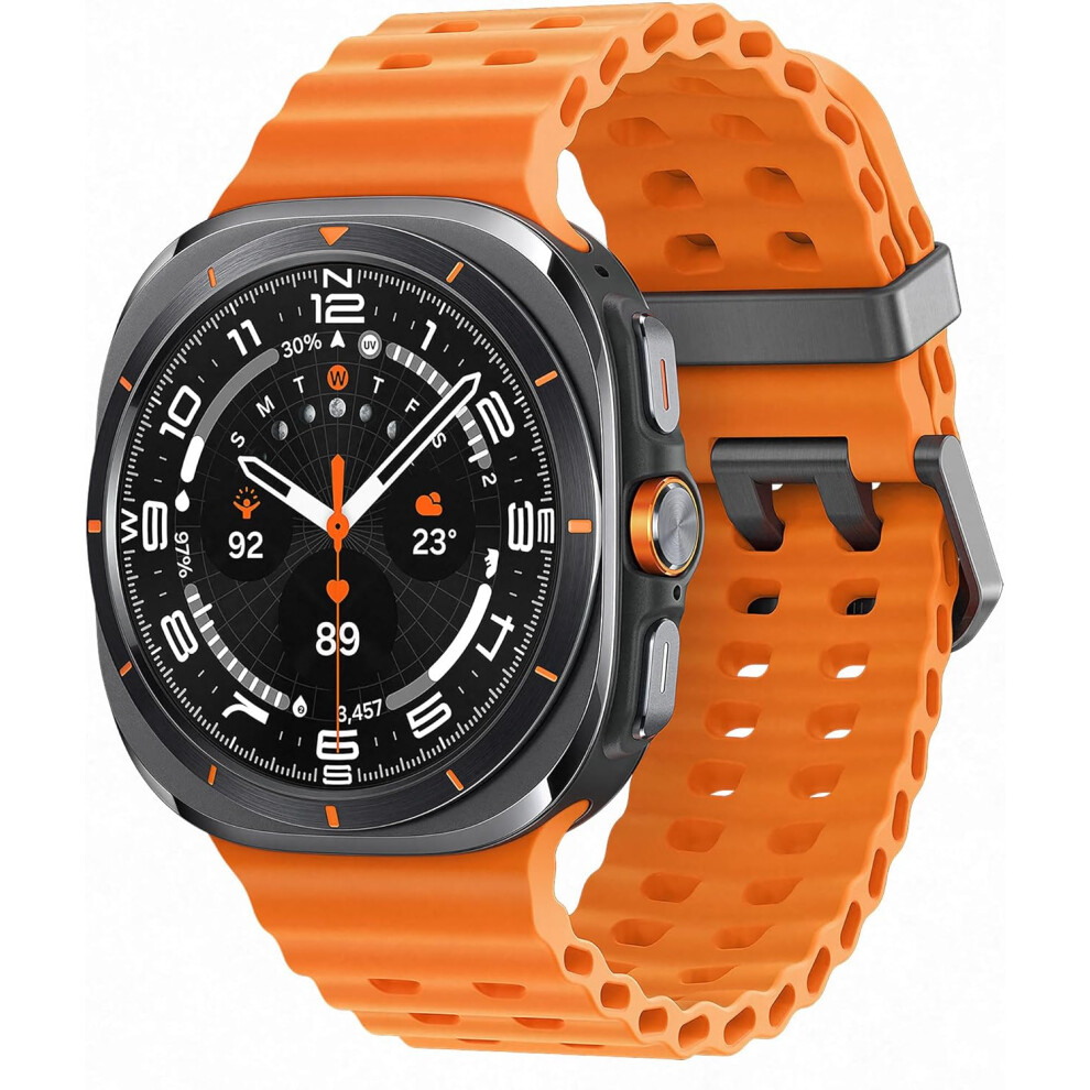 Samsung Galaxy Watch Ultra 47mm LTE Smartwatch with Galaxy AI - Orange Band