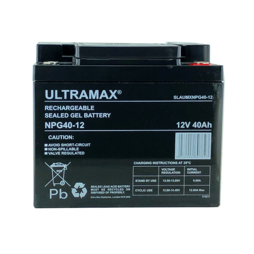ULTRAMAX 12V 40AGEL Leisure & Mobility Battery 2