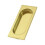 Deltana FP4134U3-UNL Large Flush Pull - Solid Brass 1