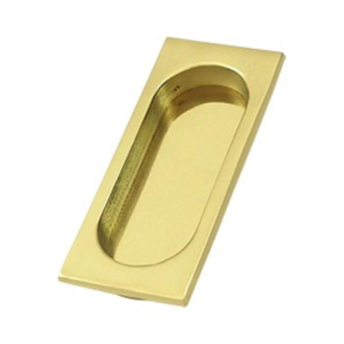 Deltana FP4134U3-UNL Large Flush Pull - Solid Brass