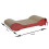 Cardboard Corrugated Cat Scratcher Pad Sofa Bed 2