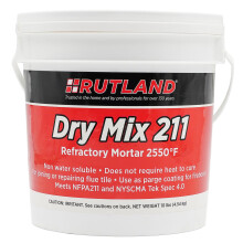 Rutland Dry Mix 211® Refractory Mortar - 10lb Tub (#211)