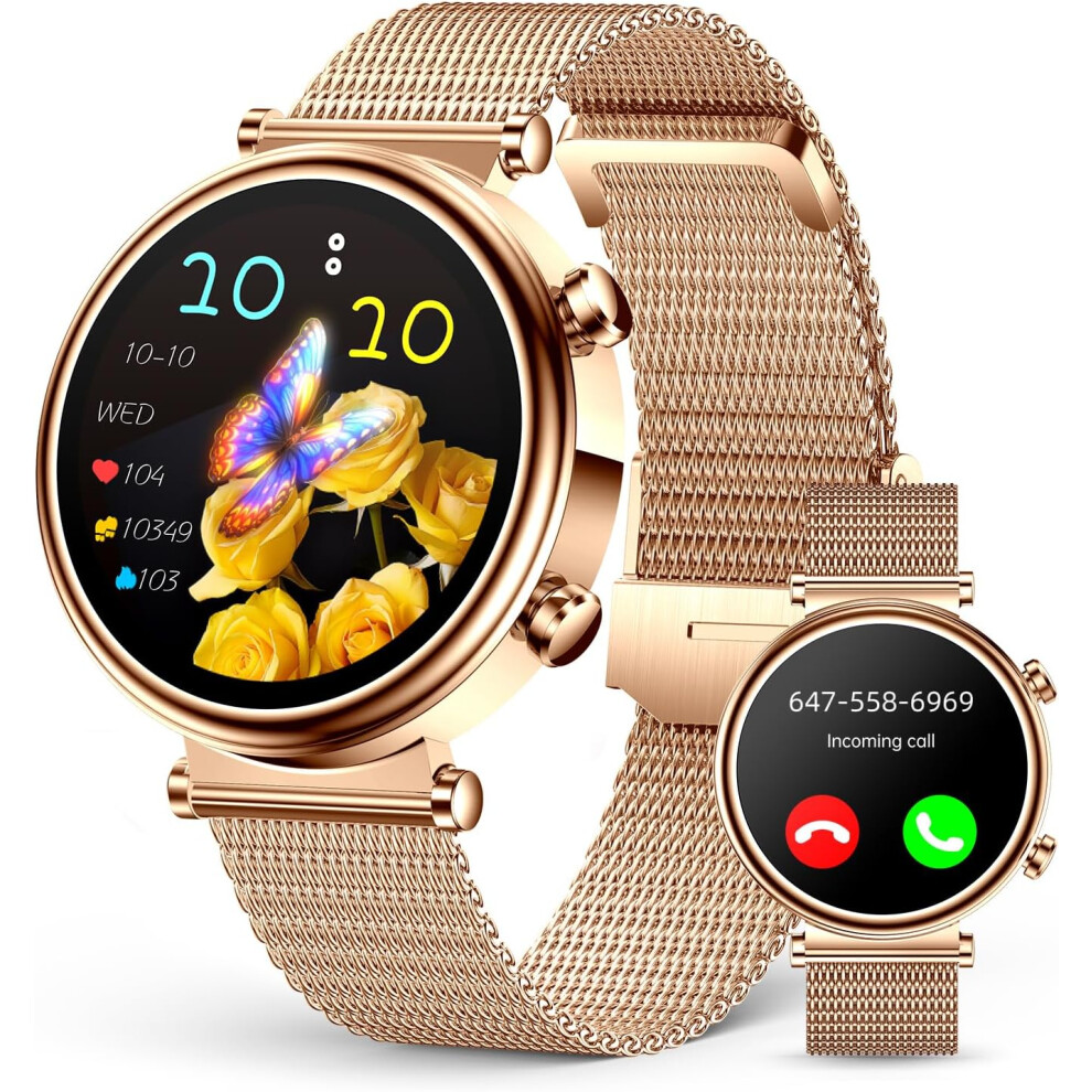 Montre intelligente pour femme moniteur dactivité avec écran AMOLED 12