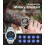 Montre connectée pour homme avec appels Bluetooth et écran tactile 5