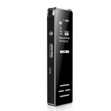 Mini Spy Voice Activated Digital Audio Recorder Diktafón MP3 prehrávač čierny