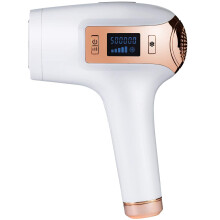 Depiladora facial portátil para hombres y mujeres. Sistema mejorado de depilación con hielo y bolsa de hielo blanca.