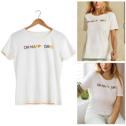 Avon (M) Womens TShirt Short Sleeve Summer Casual Top