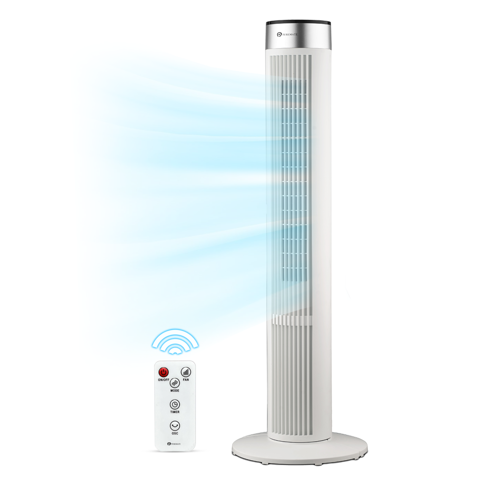 40" Tower Fan Portable Oscillating  with 3 Speed Settings Timer