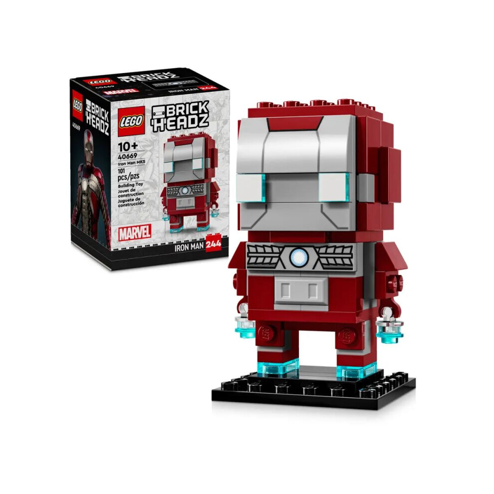 LEGO Brickheadz Marvel Super Heroes Iron Man MK5 Figure 40669