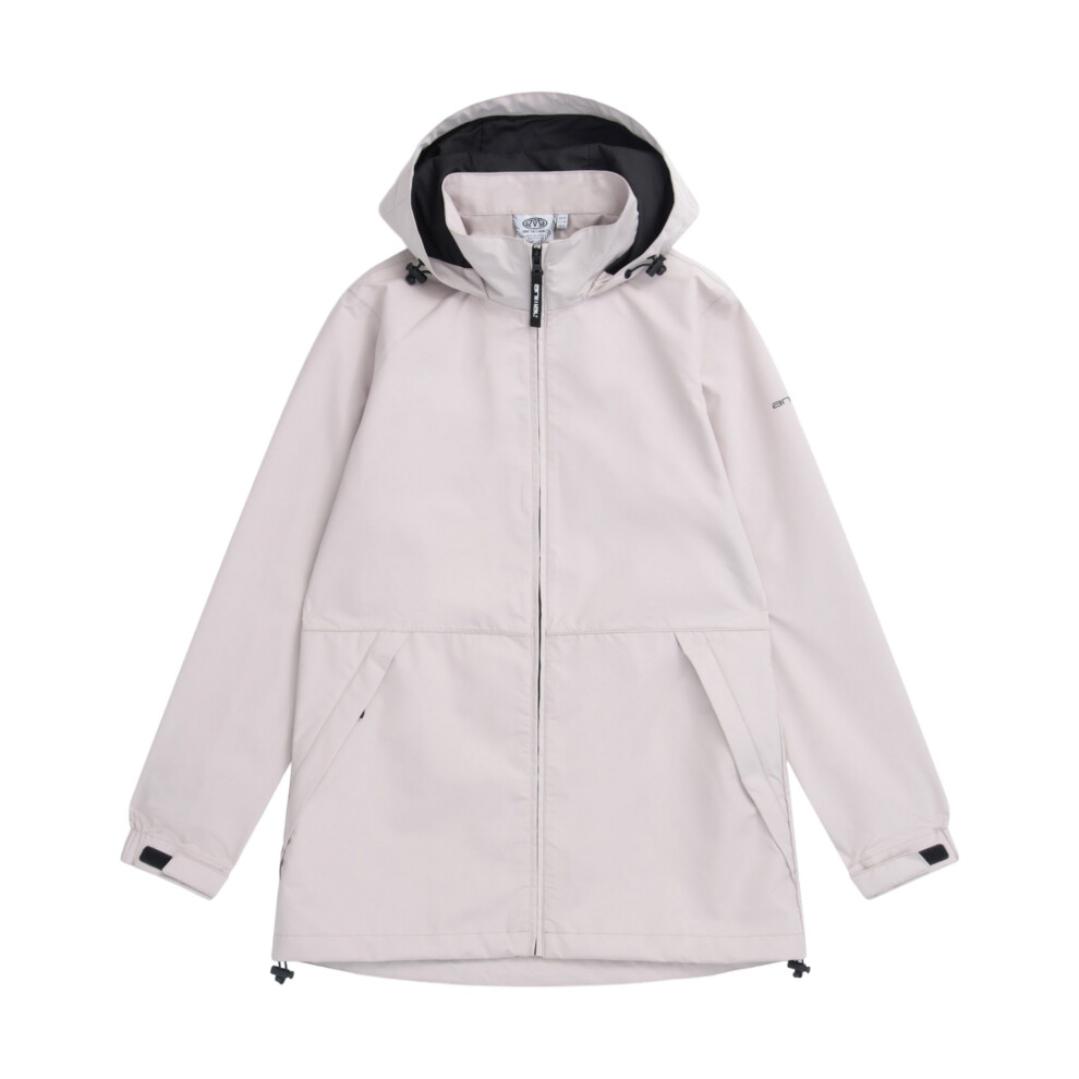 (12 UK, Light Beige) Animal Womens/Ladies Pace Packable Waterproof Jacket