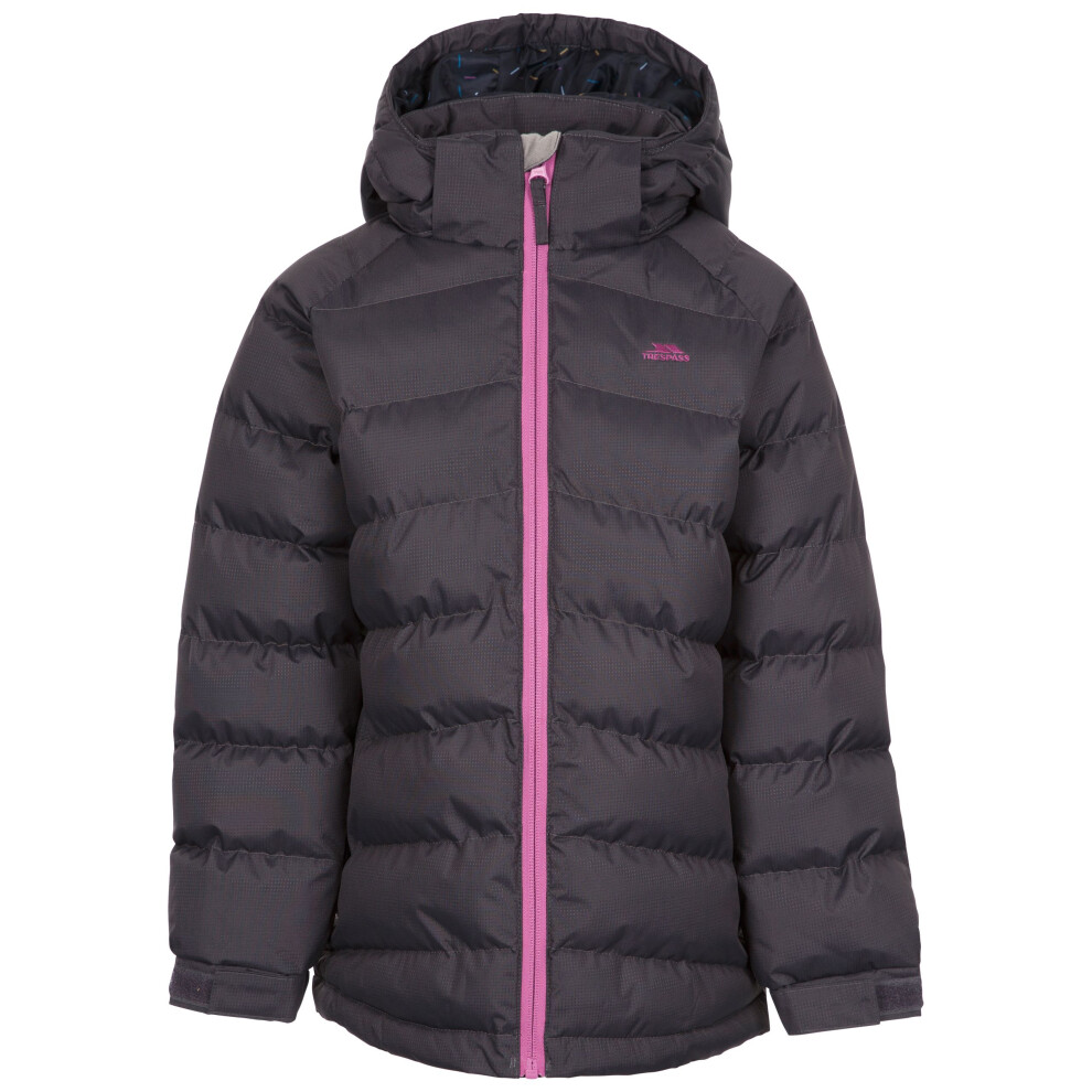 (7/8 Years, Dark Grey) Trespass Childrens Girls Amira Casual Jacket