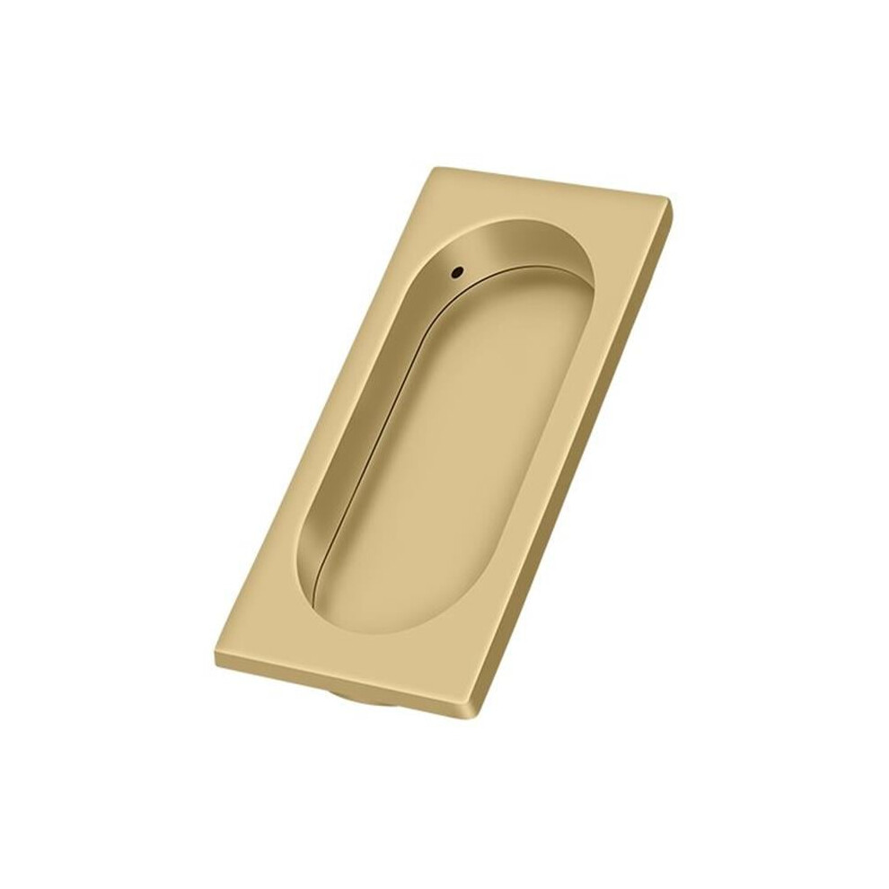 Deltana Fp4134u4 3.62 X 1.75 In. Large Flush Pull, Brushed Brass 760923487967