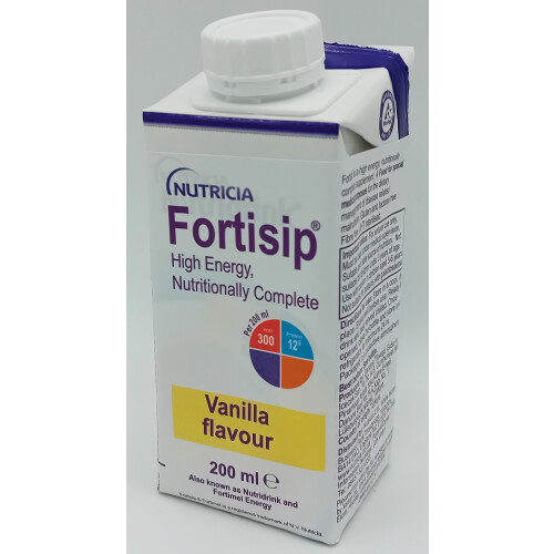 Fortisip Vanilla 200ml case of 24 - REF: FOR011 2