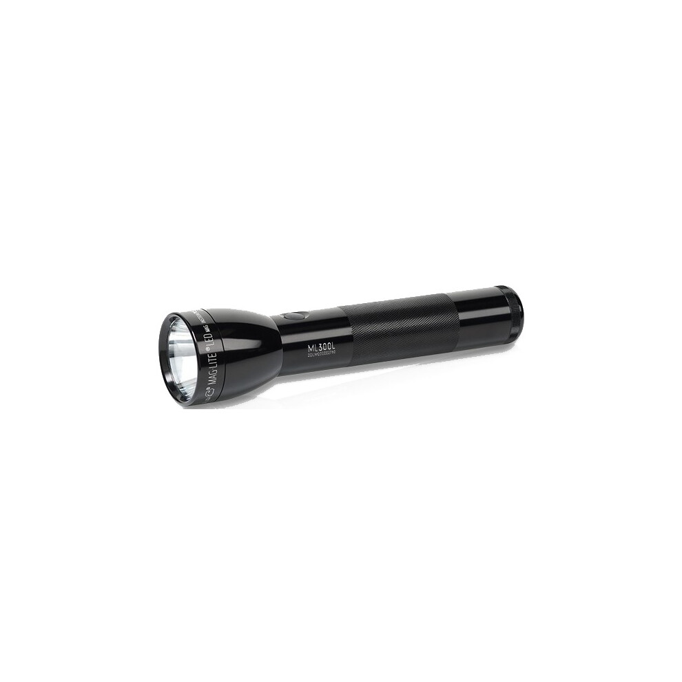 Maglite Ml300l 2D Cell - 3Rd Gen Led Torch - 524 Lumens - 366M Beam Black
